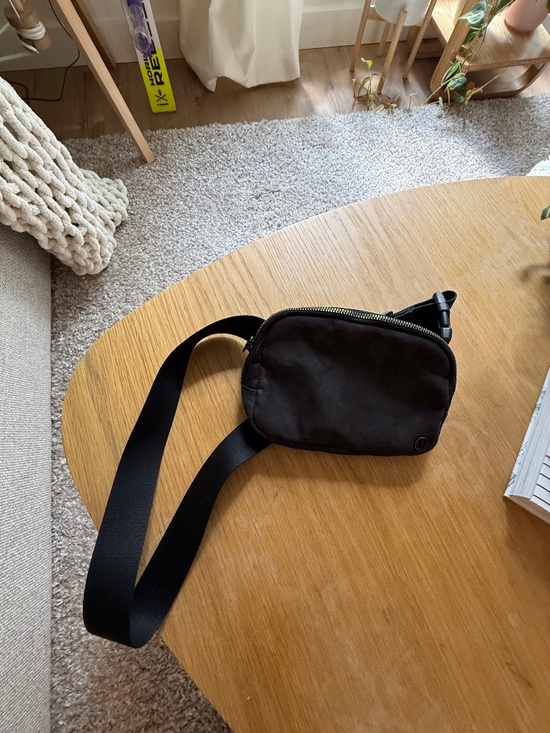 lululemon athletica Handbags - Lululemon Black Camo Belt Bag